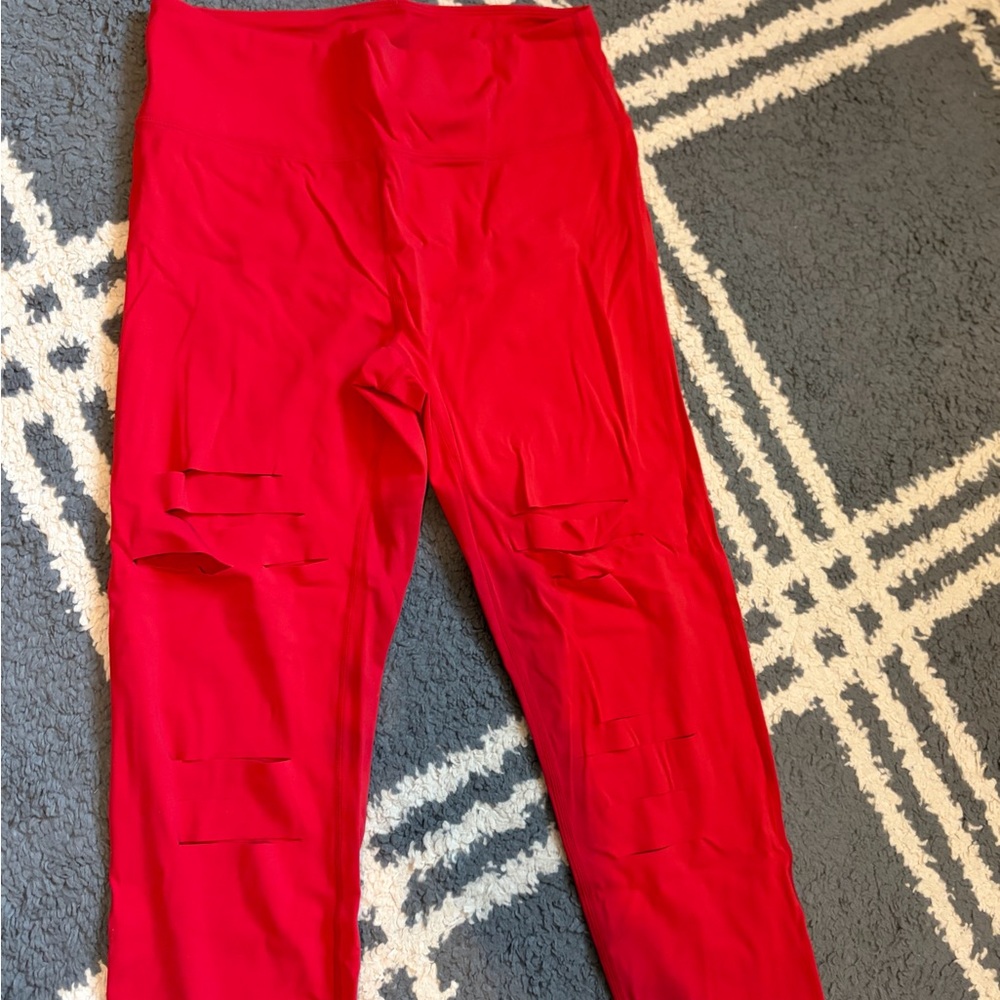 ZYIA Active Bold Red Leggings